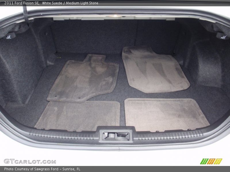 White Suede / Medium Light Stone 2011 Ford Fusion SE