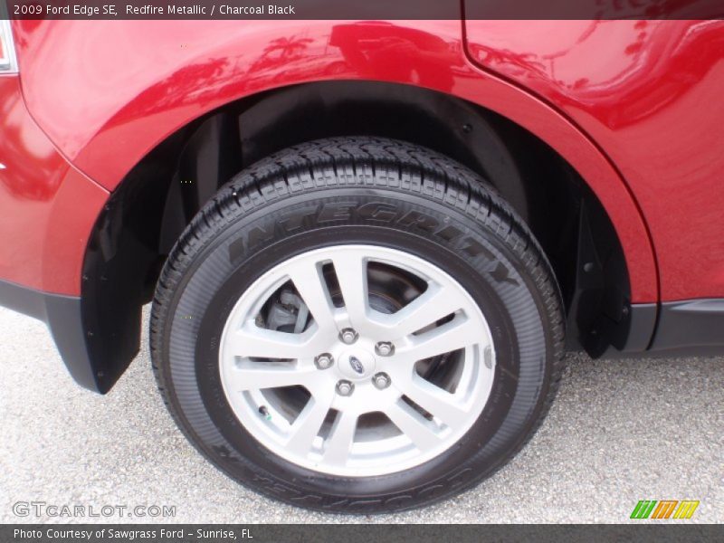 Redfire Metallic / Charcoal Black 2009 Ford Edge SE