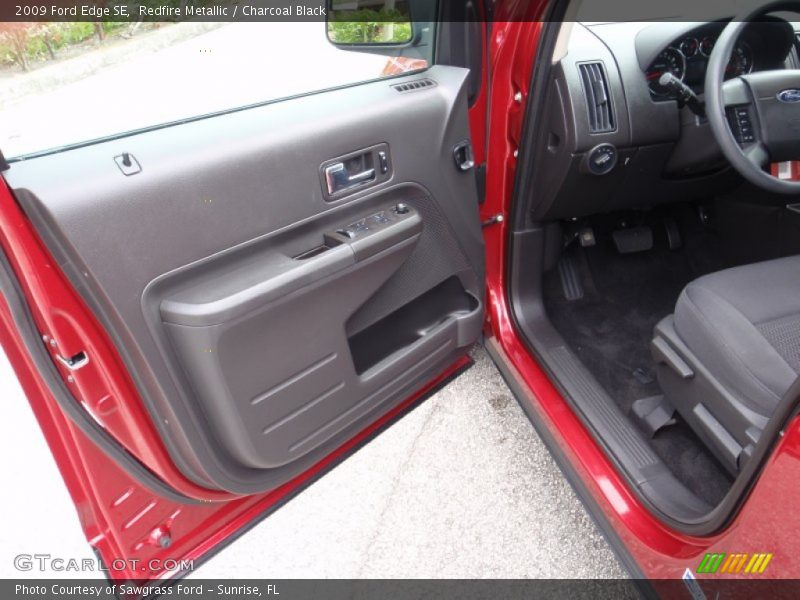 Redfire Metallic / Charcoal Black 2009 Ford Edge SE