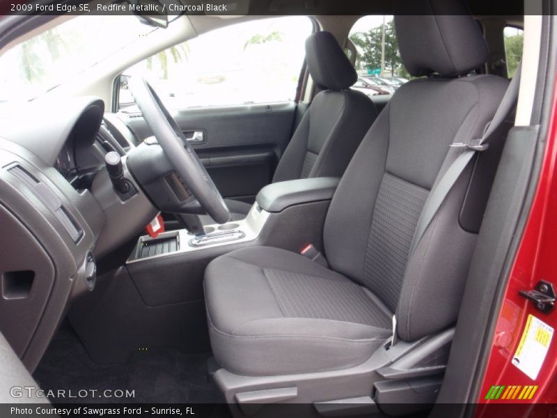 Redfire Metallic / Charcoal Black 2009 Ford Edge SE