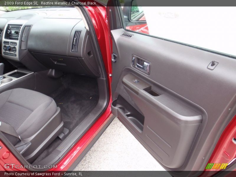 Redfire Metallic / Charcoal Black 2009 Ford Edge SE