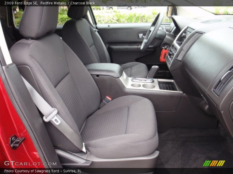 Redfire Metallic / Charcoal Black 2009 Ford Edge SE