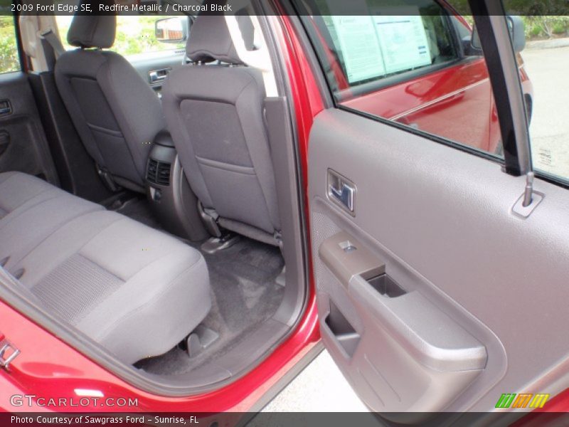 Redfire Metallic / Charcoal Black 2009 Ford Edge SE