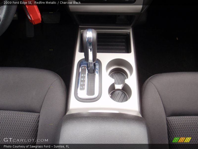 Redfire Metallic / Charcoal Black 2009 Ford Edge SE