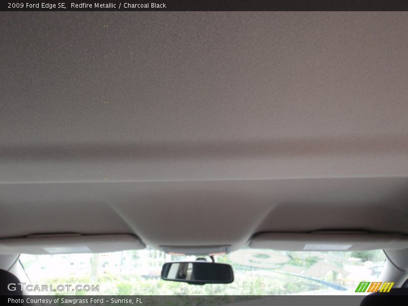 Redfire Metallic / Charcoal Black 2009 Ford Edge SE
