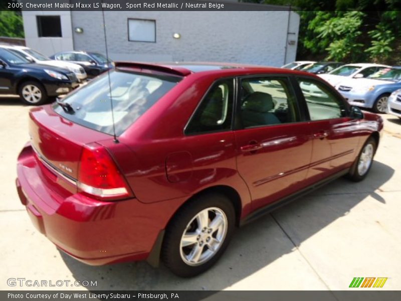 Sport Red Metallic / Neutral Beige 2005 Chevrolet Malibu Maxx LS Wagon