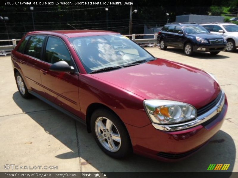 Sport Red Metallic / Neutral Beige 2005 Chevrolet Malibu Maxx LS Wagon
