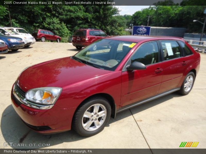 Sport Red Metallic / Neutral Beige 2005 Chevrolet Malibu Maxx LS Wagon