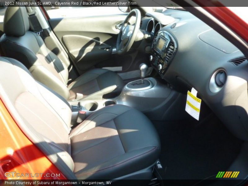 Cayenne Red / Black/Red Leather/Silver Trim 2012 Nissan Juke SL AWD