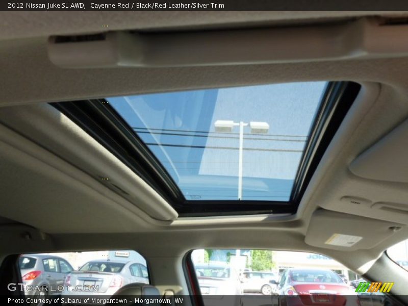 Cayenne Red / Black/Red Leather/Silver Trim 2012 Nissan Juke SL AWD