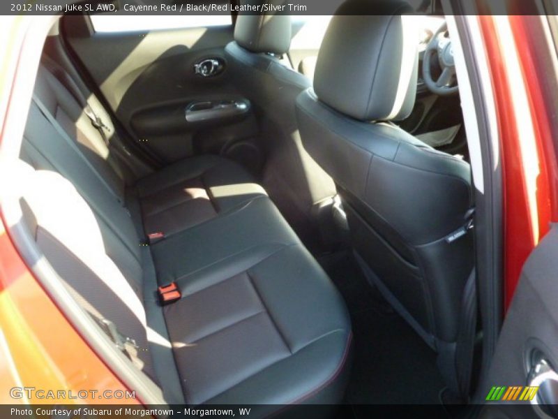 Cayenne Red / Black/Red Leather/Silver Trim 2012 Nissan Juke SL AWD
