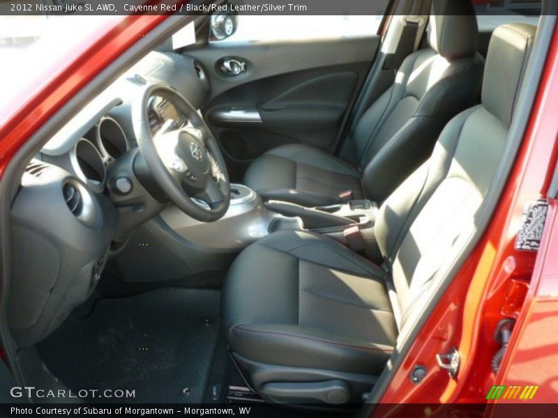 Cayenne Red / Black/Red Leather/Silver Trim 2012 Nissan Juke SL AWD