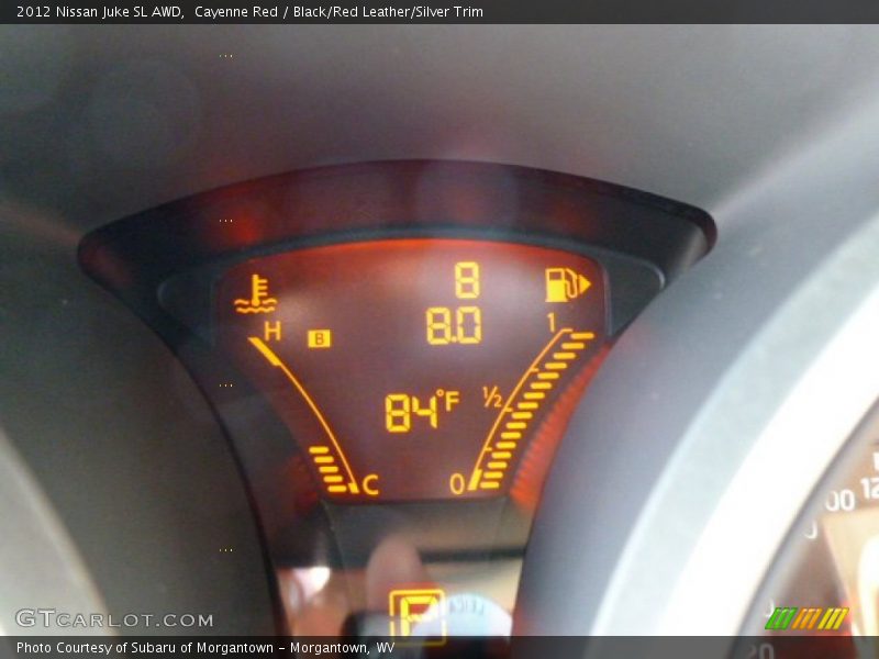 Cayenne Red / Black/Red Leather/Silver Trim 2012 Nissan Juke SL AWD