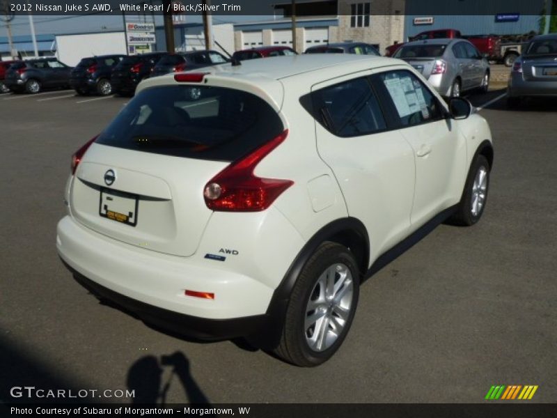 White Pearl / Black/Silver Trim 2012 Nissan Juke S AWD