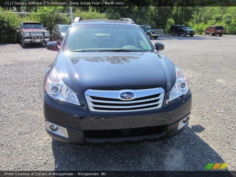 Deep Indigo Pearl / Warm Ivory 2012 Subaru Outback 2.5i Premium