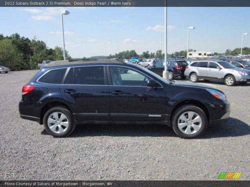 Deep Indigo Pearl / Warm Ivory 2012 Subaru Outback 2.5i Premium