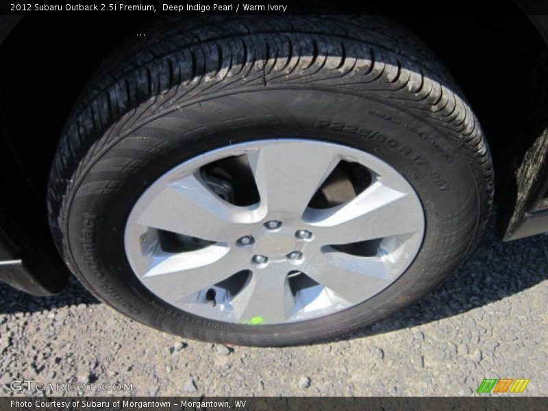 Deep Indigo Pearl / Warm Ivory 2012 Subaru Outback 2.5i Premium