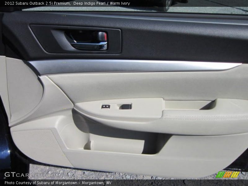 Deep Indigo Pearl / Warm Ivory 2012 Subaru Outback 2.5i Premium
