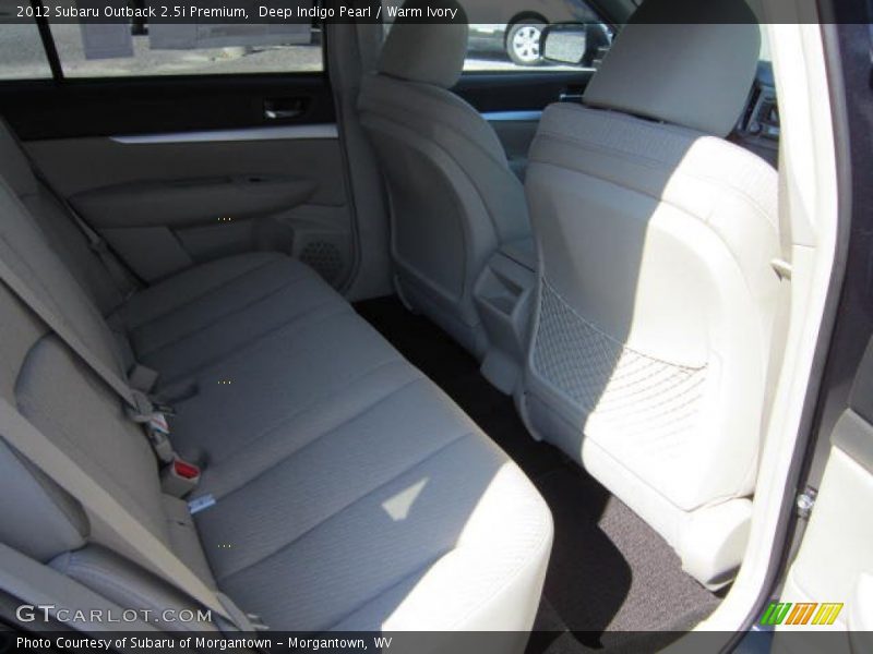 Deep Indigo Pearl / Warm Ivory 2012 Subaru Outback 2.5i Premium