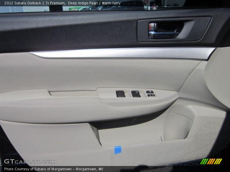 Deep Indigo Pearl / Warm Ivory 2012 Subaru Outback 2.5i Premium