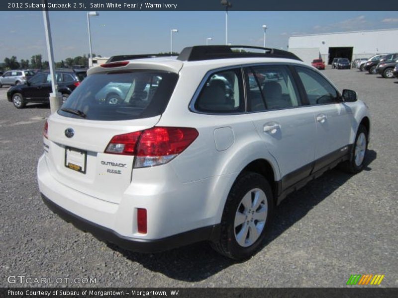 Satin White Pearl / Warm Ivory 2012 Subaru Outback 2.5i