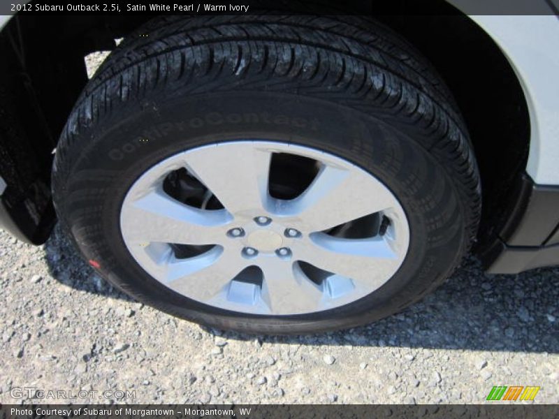 Satin White Pearl / Warm Ivory 2012 Subaru Outback 2.5i