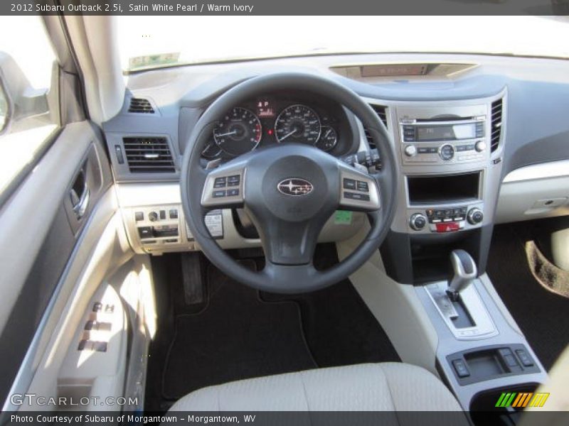 Satin White Pearl / Warm Ivory 2012 Subaru Outback 2.5i
