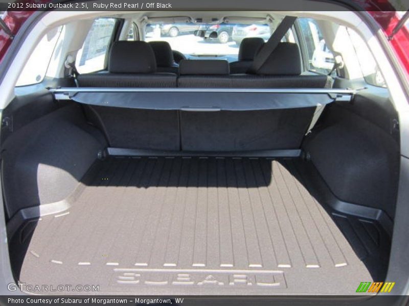 Ruby Red Pearl / Off Black 2012 Subaru Outback 2.5i