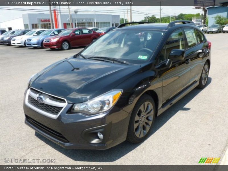 Obsidian Black Pearl / Black 2012 Subaru Impreza 2.0i Sport Limited 5 Door