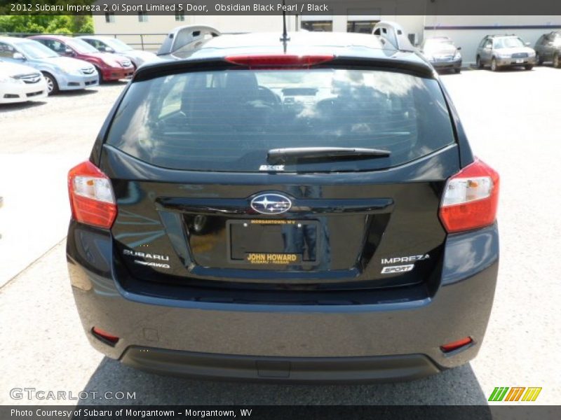 Obsidian Black Pearl / Black 2012 Subaru Impreza 2.0i Sport Limited 5 Door