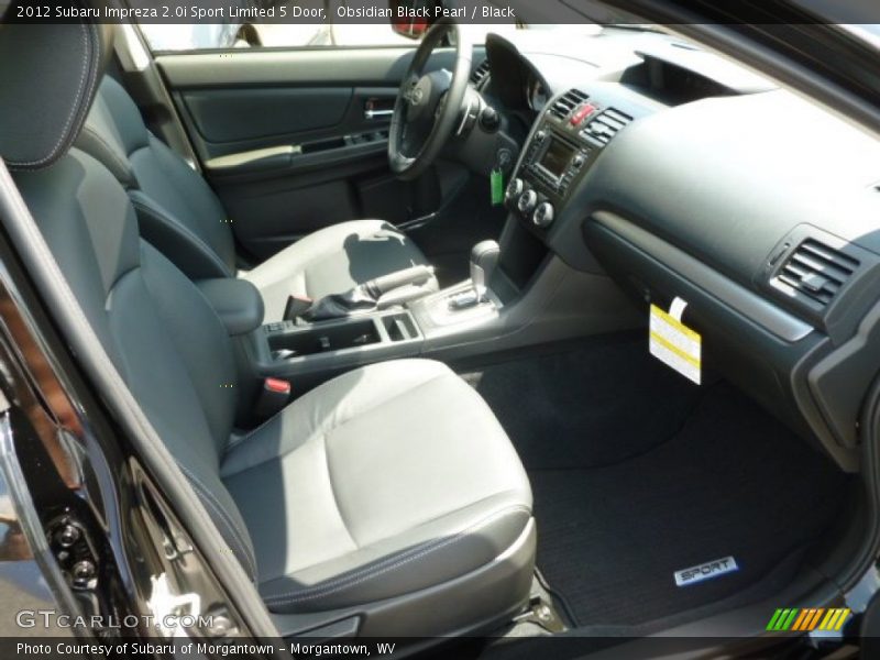 Obsidian Black Pearl / Black 2012 Subaru Impreza 2.0i Sport Limited 5 Door