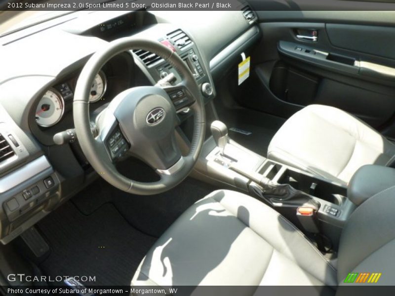 Obsidian Black Pearl / Black 2012 Subaru Impreza 2.0i Sport Limited 5 Door