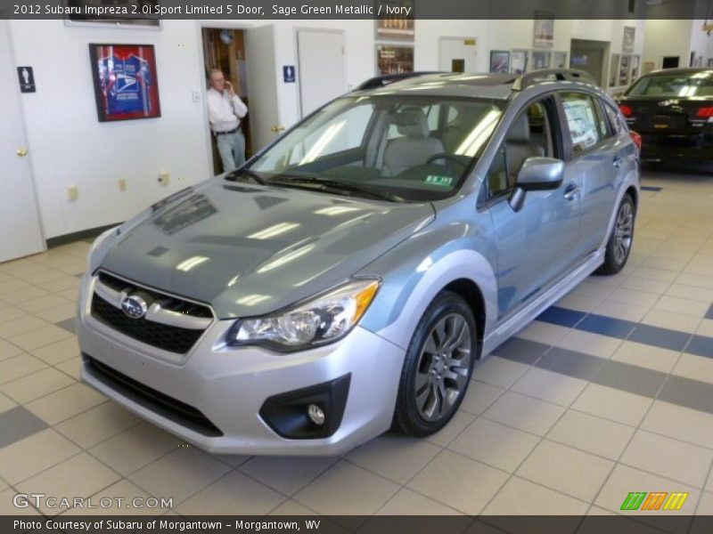 Front 3/4 View of 2012 Impreza 2.0i Sport Limited 5 Door