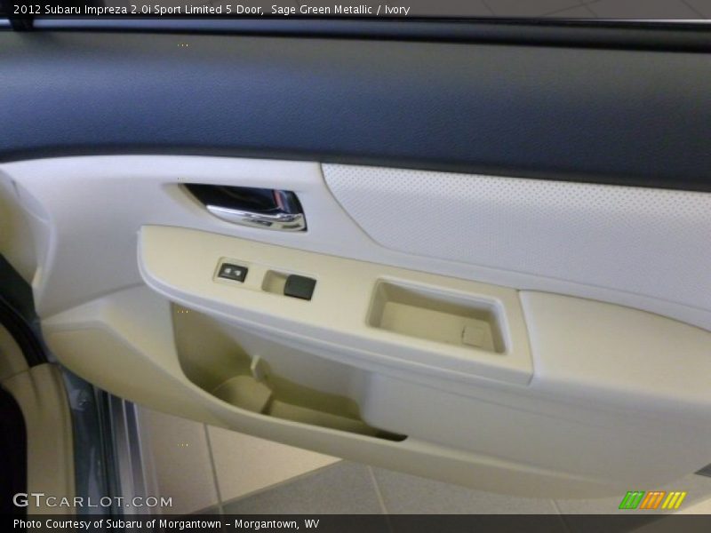 Sage Green Metallic / Ivory 2012 Subaru Impreza 2.0i Sport Limited 5 Door