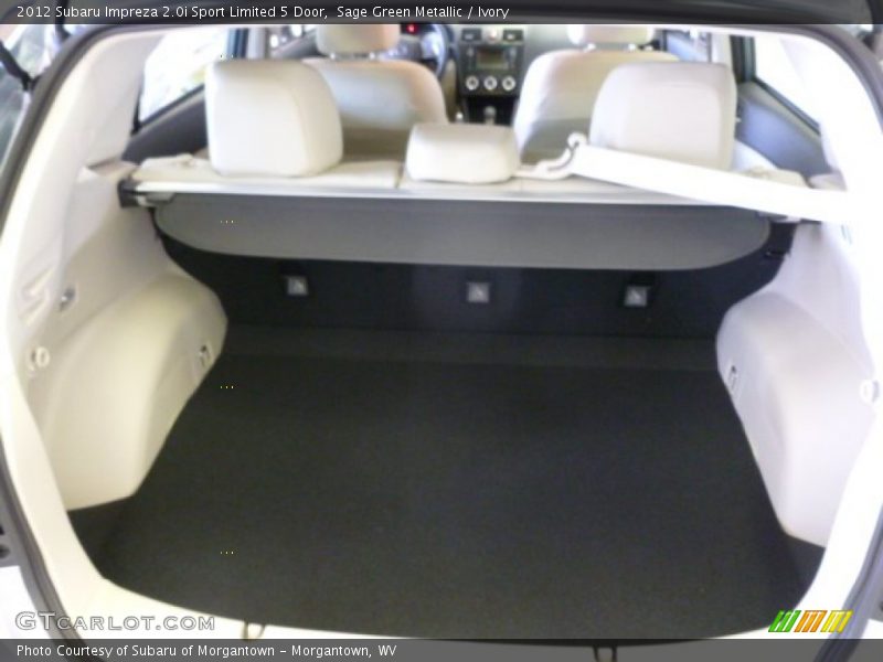  2012 Impreza 2.0i Sport Limited 5 Door Trunk