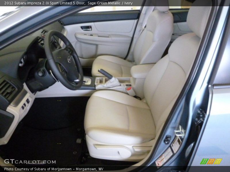  2012 Impreza 2.0i Sport Limited 5 Door Ivory Interior