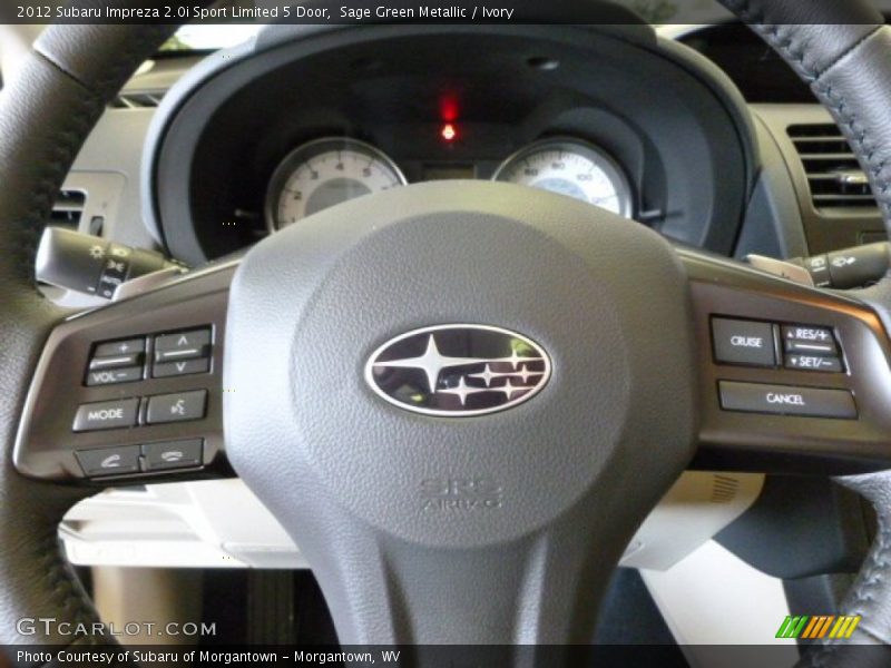  2012 Impreza 2.0i Sport Limited 5 Door Steering Wheel