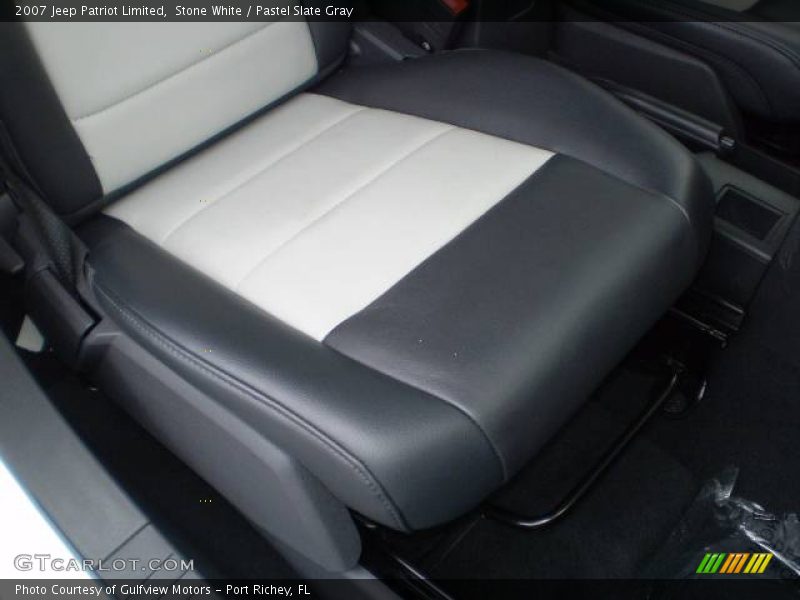Stone White / Pastel Slate Gray 2007 Jeep Patriot Limited