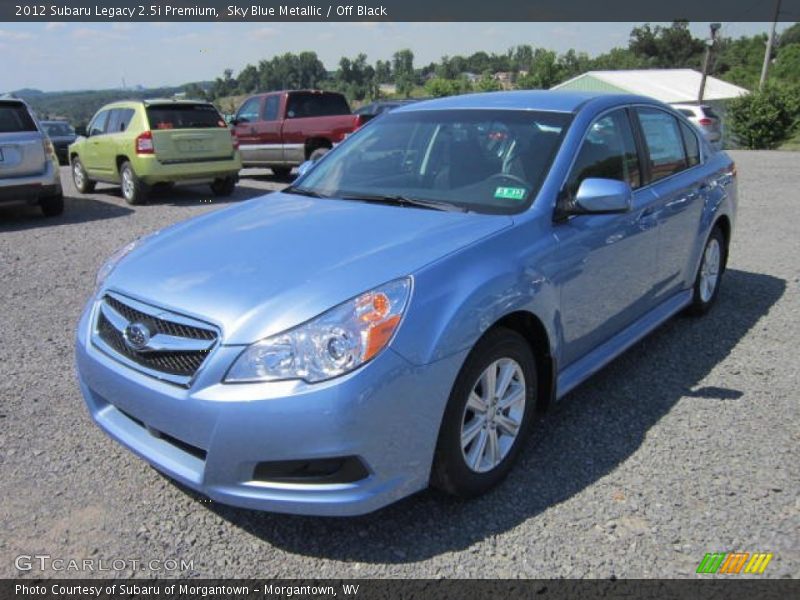 Sky Blue Metallic / Off Black 2012 Subaru Legacy 2.5i Premium