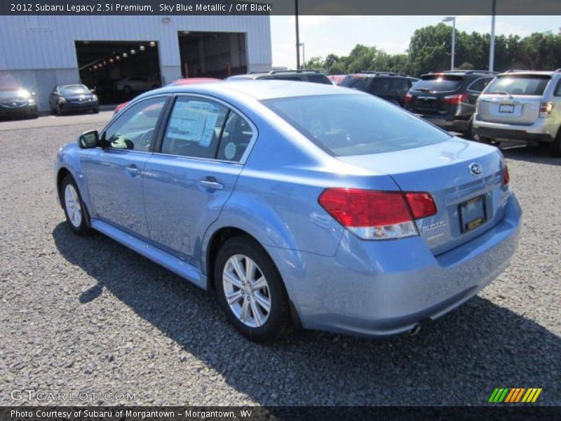 Sky Blue Metallic / Off Black 2012 Subaru Legacy 2.5i Premium
