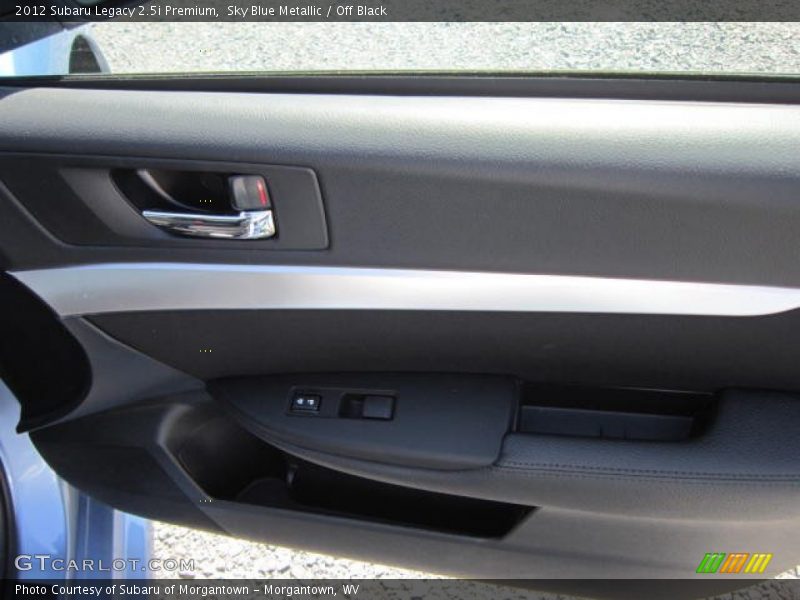 Sky Blue Metallic / Off Black 2012 Subaru Legacy 2.5i Premium