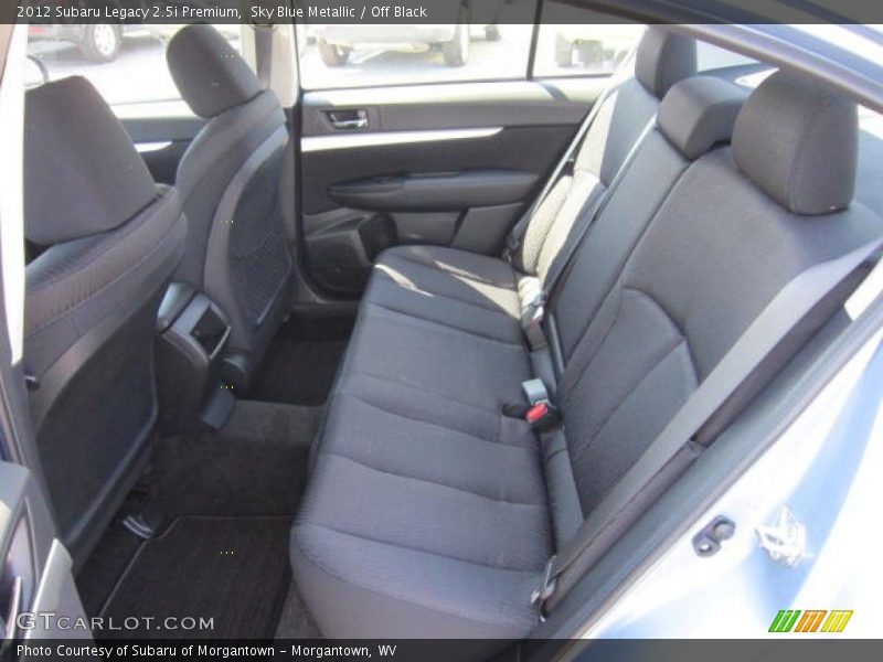 Sky Blue Metallic / Off Black 2012 Subaru Legacy 2.5i Premium