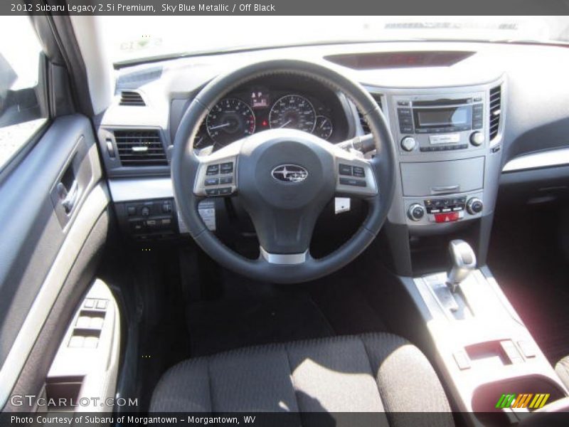 Sky Blue Metallic / Off Black 2012 Subaru Legacy 2.5i Premium