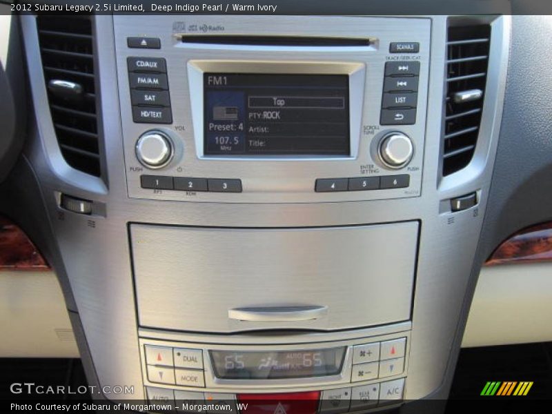 Deep Indigo Pearl / Warm Ivory 2012 Subaru Legacy 2.5i Limited