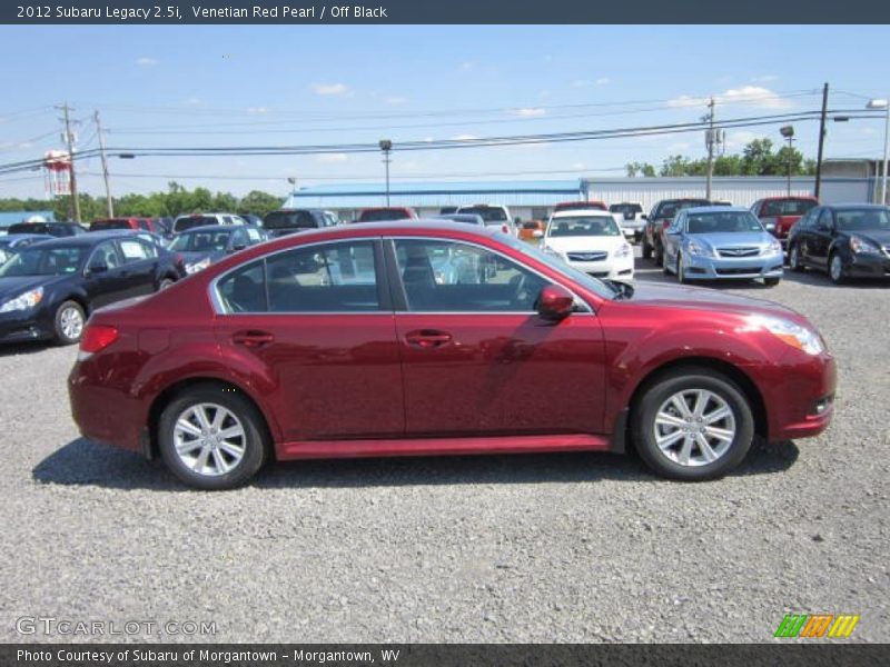 Venetian Red Pearl / Off Black 2012 Subaru Legacy 2.5i