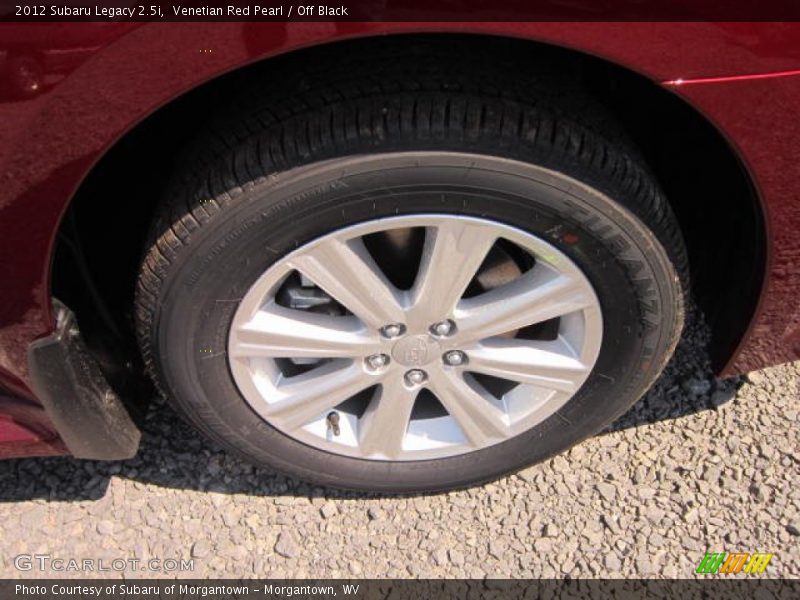 Venetian Red Pearl / Off Black 2012 Subaru Legacy 2.5i