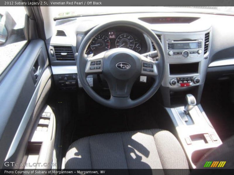 Venetian Red Pearl / Off Black 2012 Subaru Legacy 2.5i