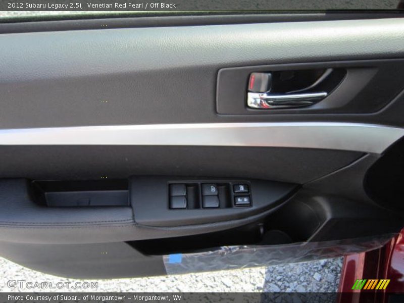 Venetian Red Pearl / Off Black 2012 Subaru Legacy 2.5i
