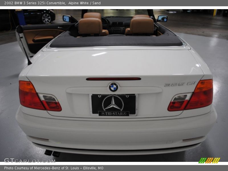 Alpine White / Sand 2002 BMW 3 Series 325i Convertible