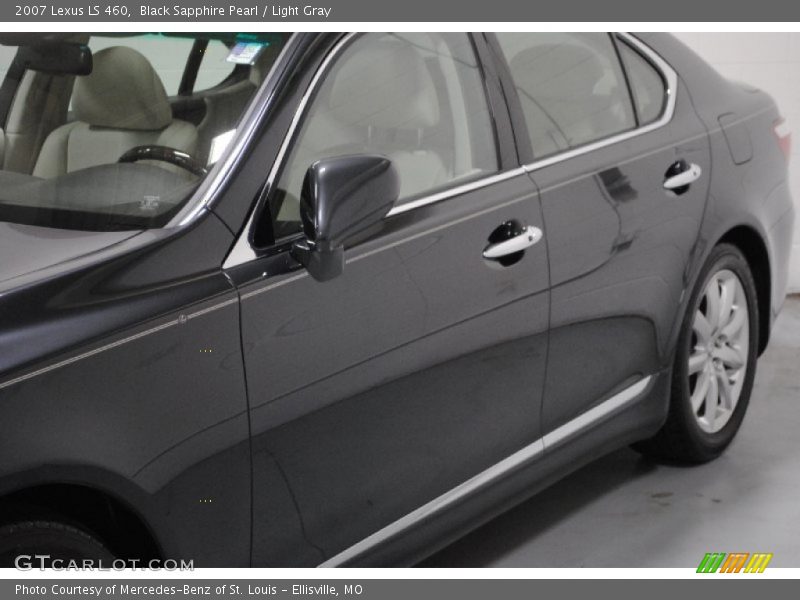 Black Sapphire Pearl / Light Gray 2007 Lexus LS 460